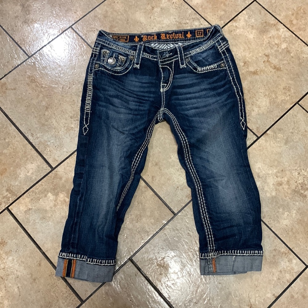 Rock revival capris